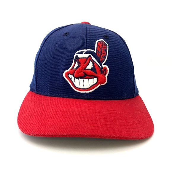 Vintage Logo Athletic Cleveland Indians Team Hat - Picture 1 of 9